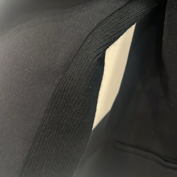 Rebecca Taylor black blazer with leather trim size 2 - Picture 5 of 6